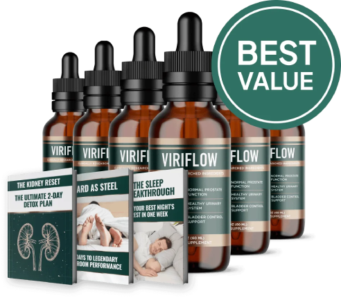 Official ViriFlow order page for natural men's wellness formula